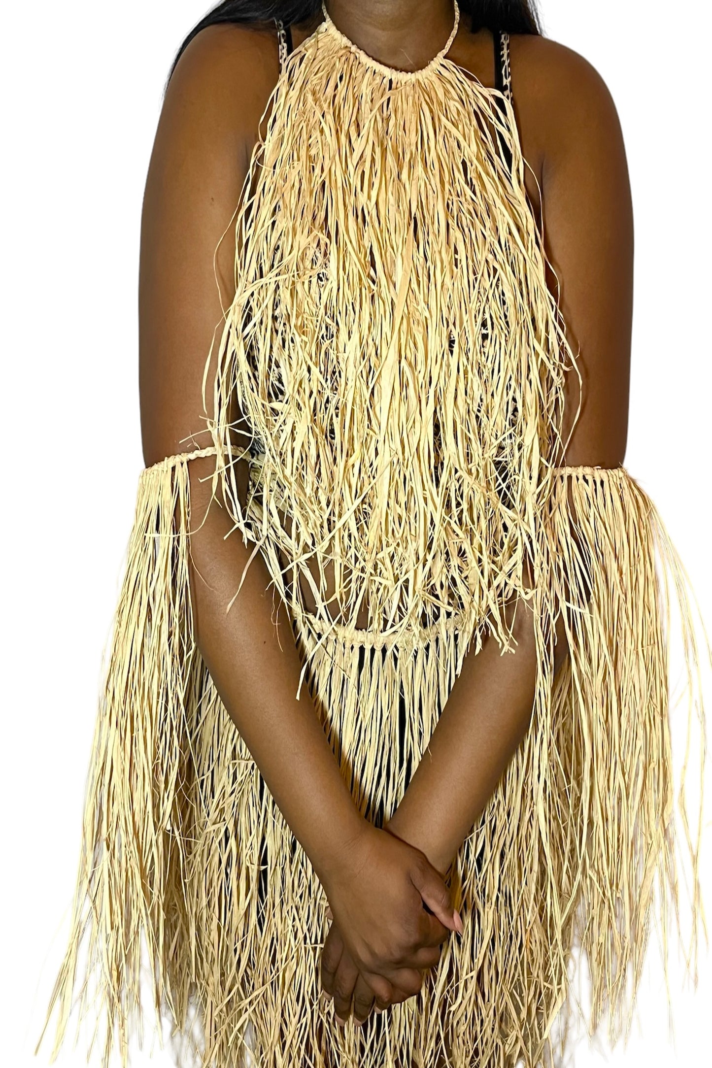 Collier en raphia